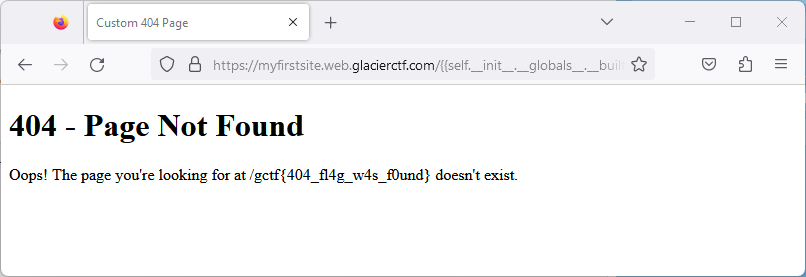 Jinja2 injection to read the flag