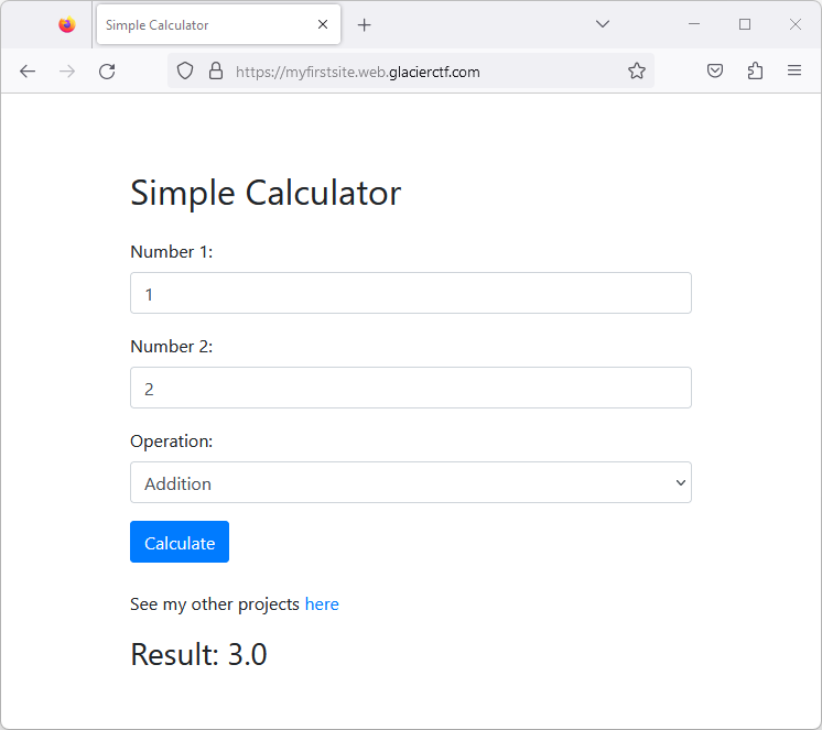 Simple Calculator