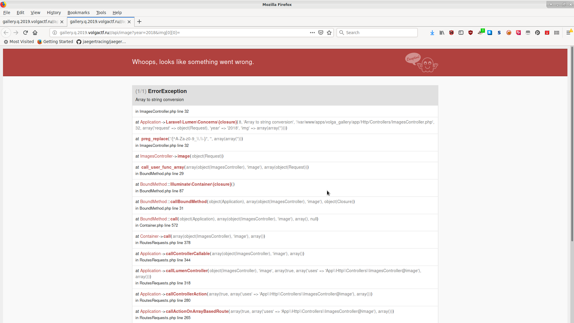 Array to string conversion error Array to string conversion error